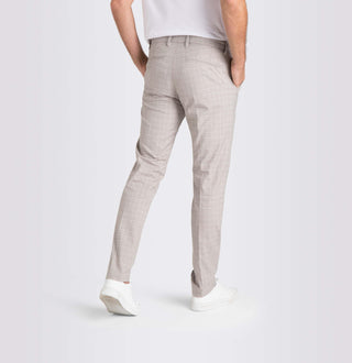 MAC LENNOX Chino - Frosted Linen Check - 6344-00-0704L-039K