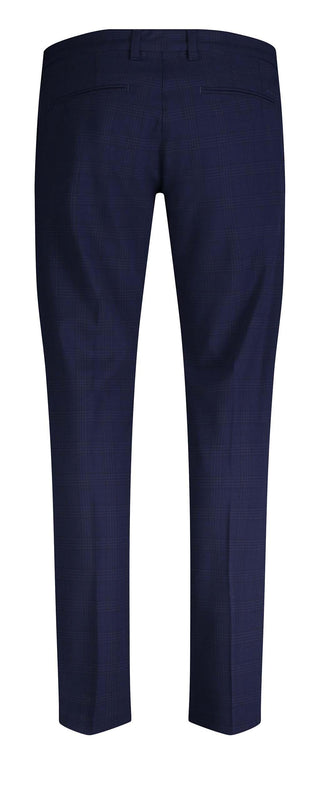 MAC LENNOX Chino - Midnight Check Navy - 6344-00-0704L-196K