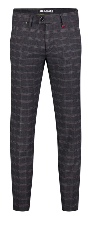 MAC LENNOX Chino - Smoky Grid Navy - 6344-00-0732L-195K