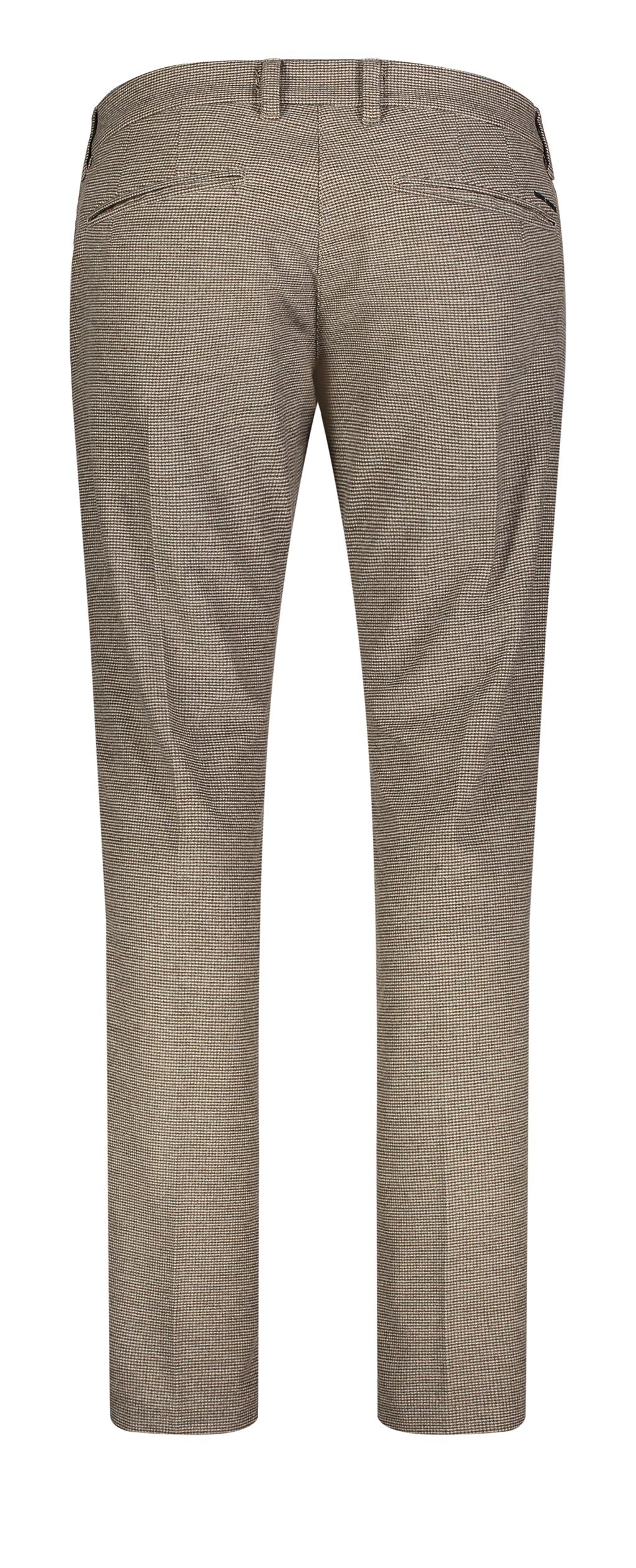 MAC LENNOX Chino - Salted Oat Houndstooth - 6344-00-0732L-268P