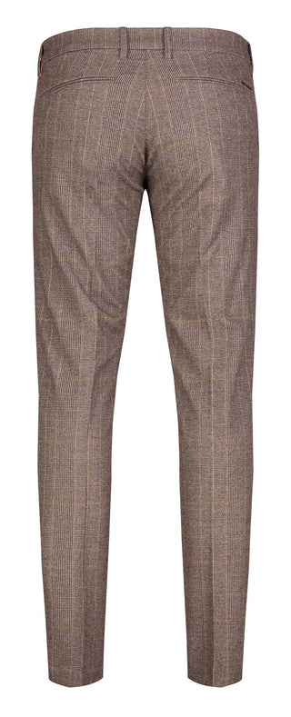 MAC LENNOX Chino - Amber Tartan Brown - 6344-00-0732L-272K