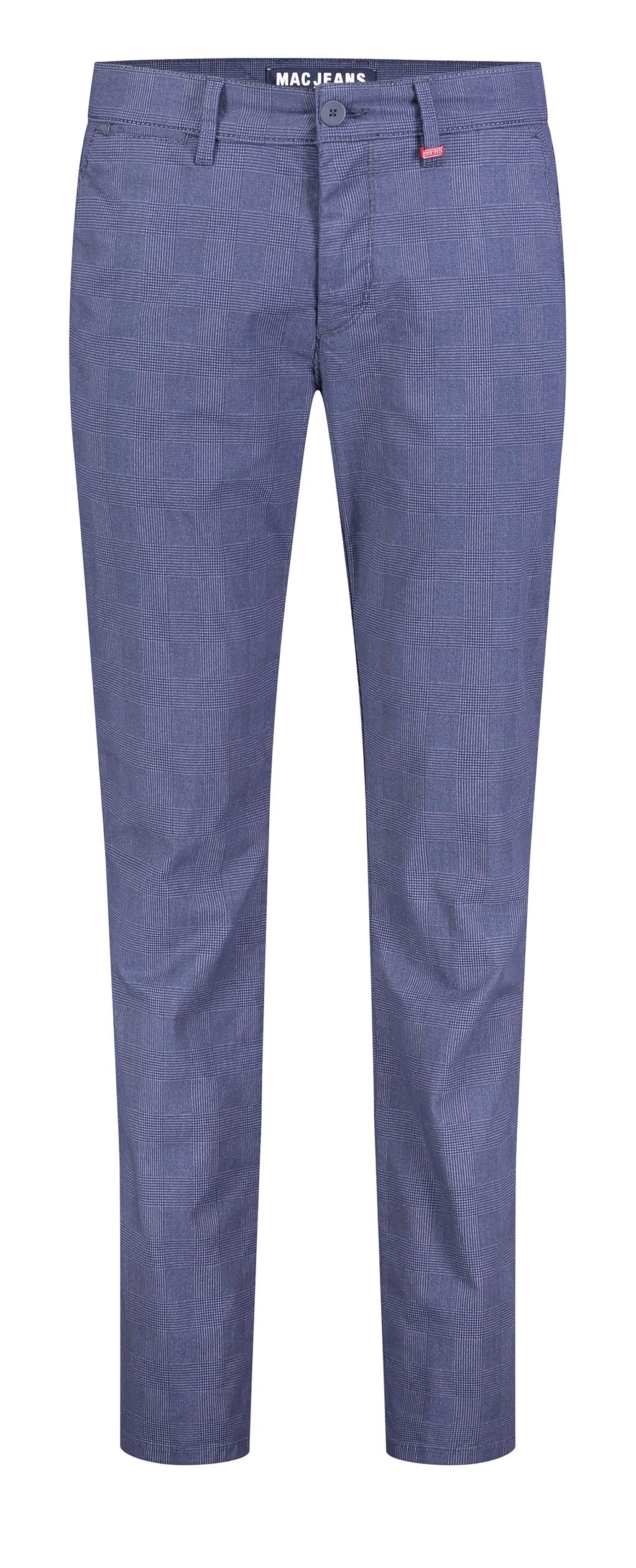 MAC LENNOX Gabardine Chino - Midnight Check Navy - 6365-00-0670L 196K