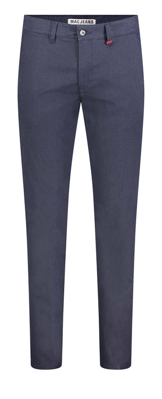 MAC LENNOX Chino - Midnight Indigo Herringbone - 6365-00-0678L-146B