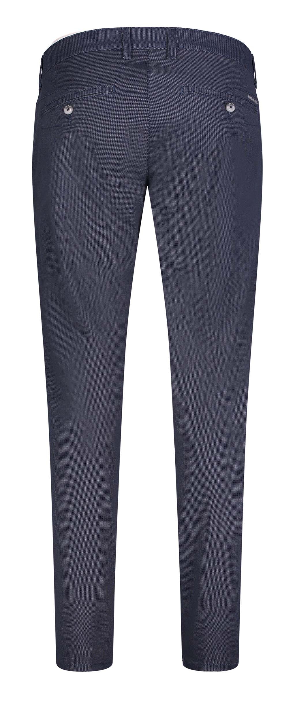 MAC LENNOX Chino - Midnight Indigo Herringbone - 6365-00-0678L-146B
