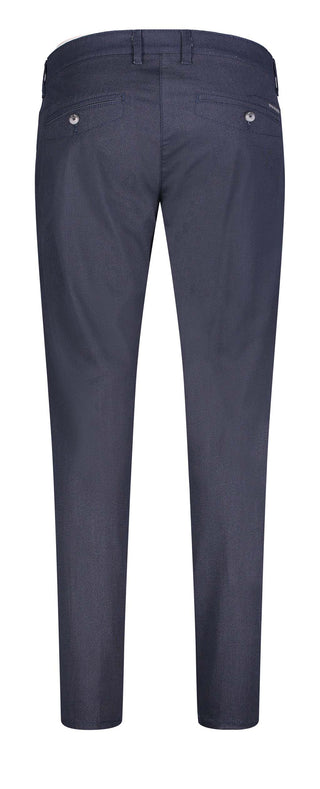MAC LENNOX Chino - Midnight Indigo Herringbone - 6365-00-0678L-146B