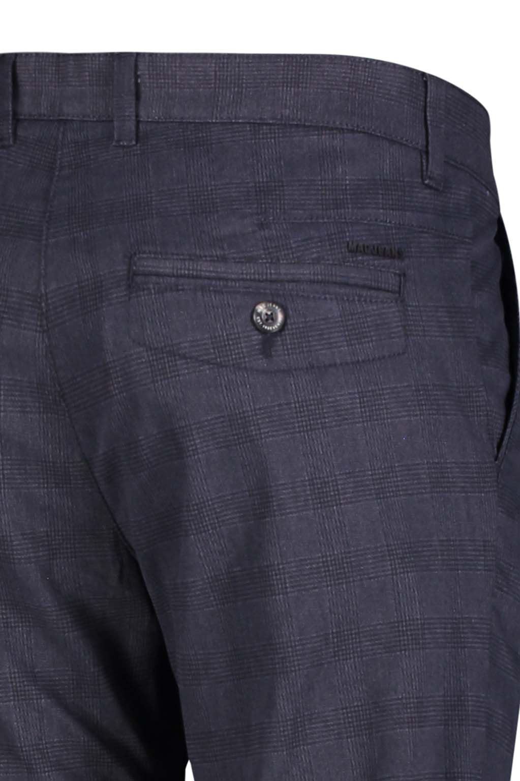 MAC LENNOX Chino - Midnight Grid Blue - 6365-00-0678L-196K von MAC