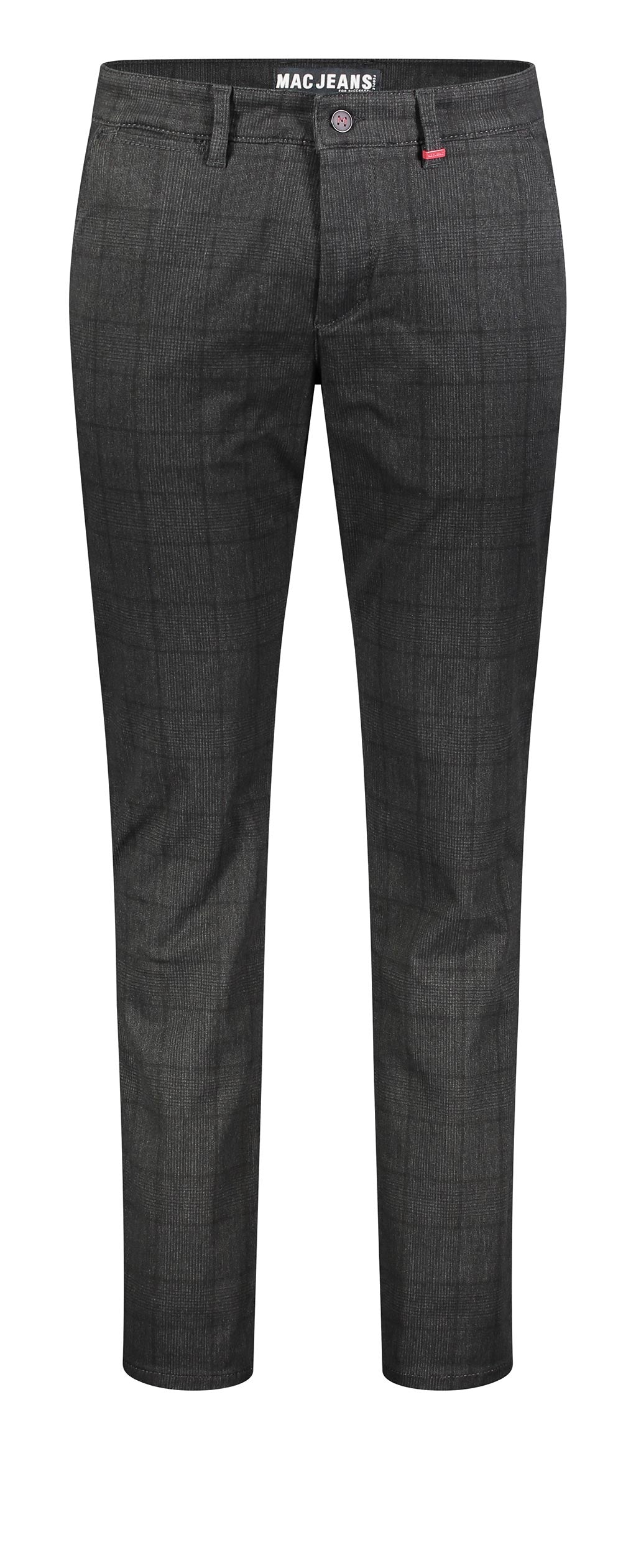 MAC LENNOX Chino - Slate Check Shadow - 6365-00-0679L-077K