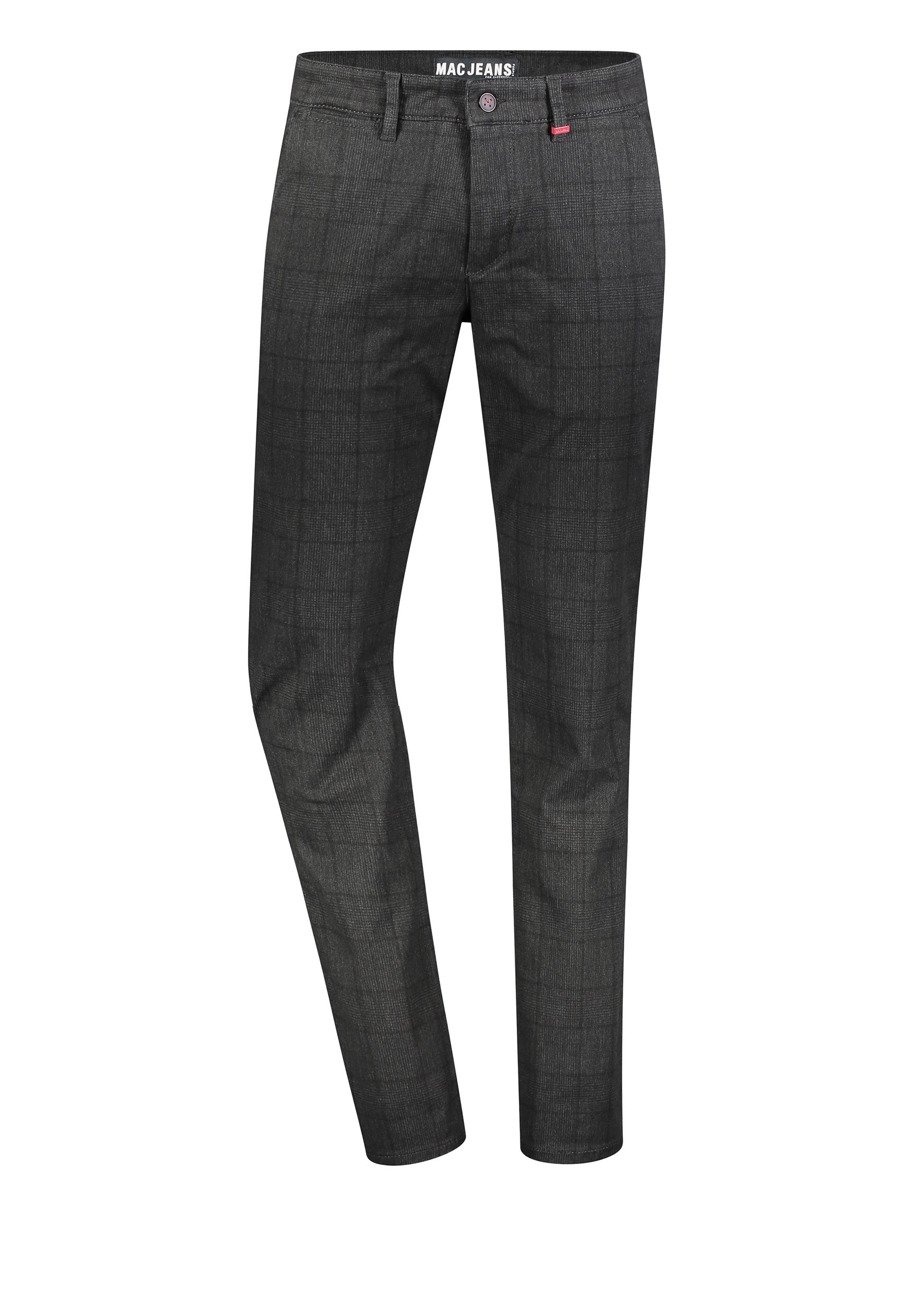 MAC LENNOX Chino - Slate Check Shadow - 6365-00-0679L-077K von MAC