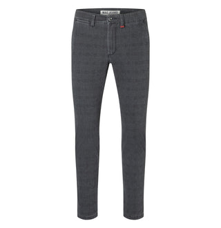 MAC LENNOX Printed Gabardine - Midnight Check Charcoal - 6365-00-0689L-196K