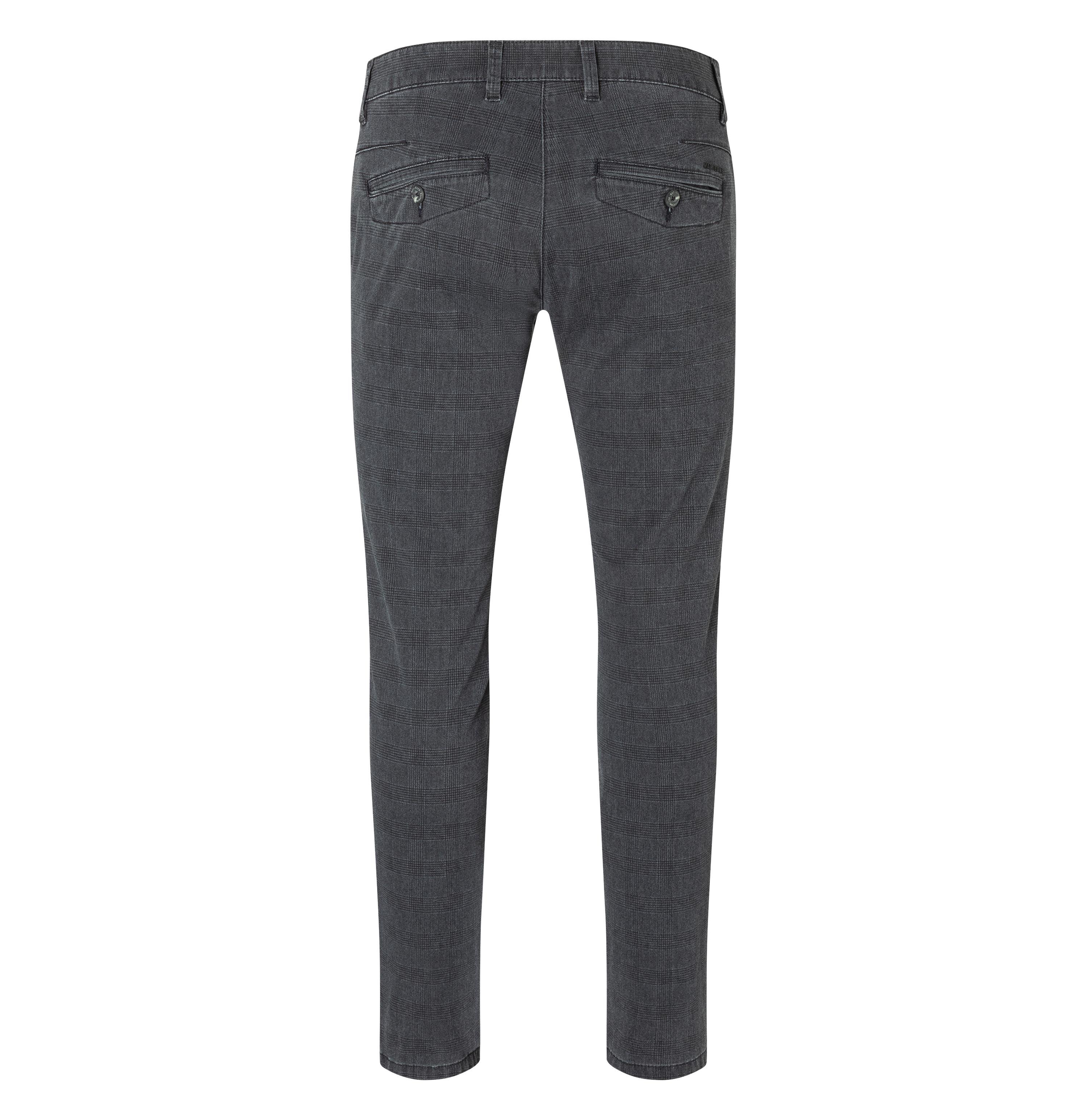 MAC LENNOX Printed Gabardine - Midnight Check Charcoal - 6365-00-0689L-196K