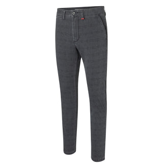 MAC LENNOX Printed Gabardine - Midnight Check Charcoal - 6365-00-0689L-196K