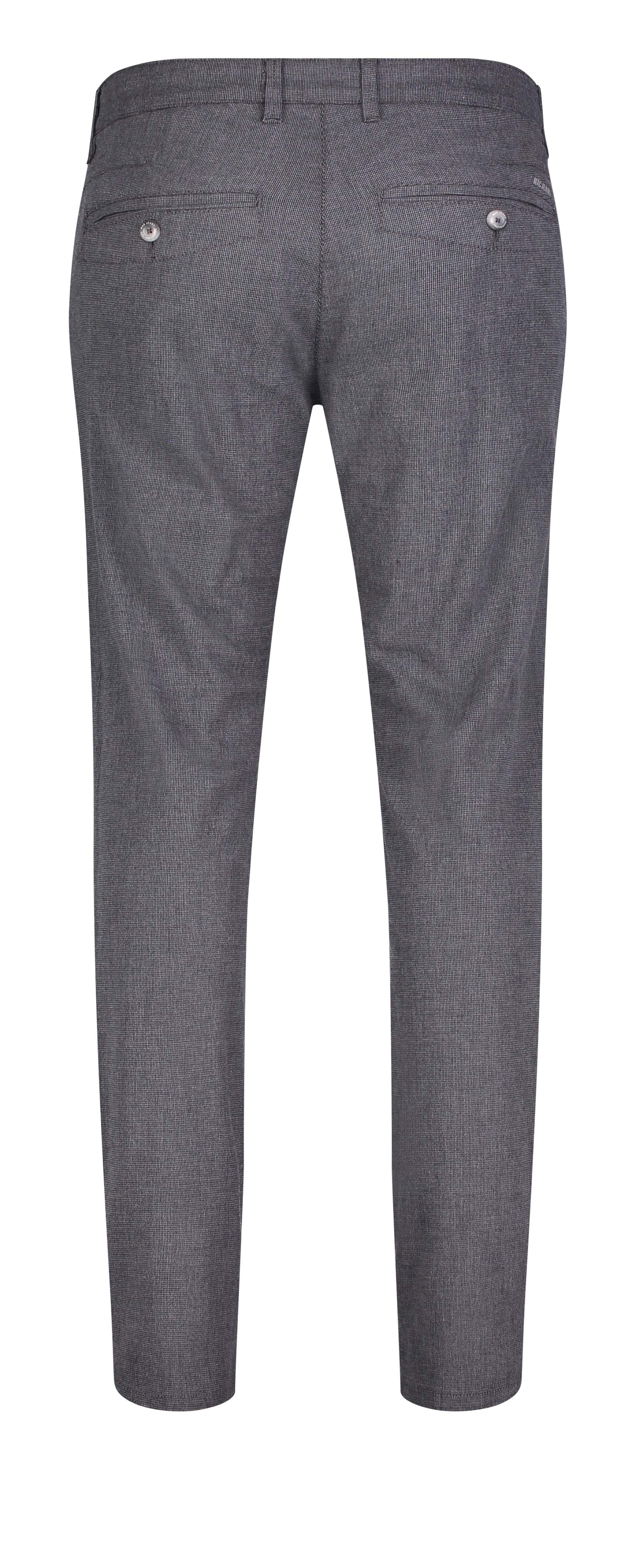 MAC LENNOX Gabardine Hose - Slate Gingham Blue - 6365-00-0751L-074P