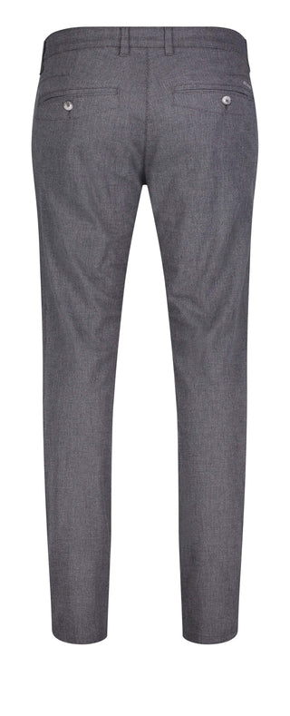 MAC LENNOX Gabardine Hose - Slate Gingham Blue - 6365-00-0751L-074P