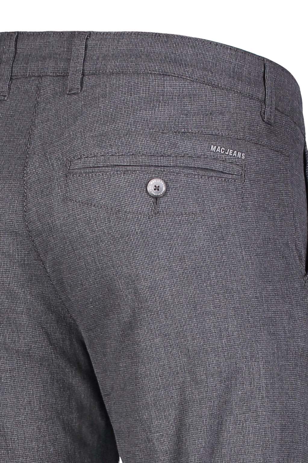 MAC LENNOX Gabardine Hose - Slate Gingham Blue - 6365-00-0751L-074P von MAC