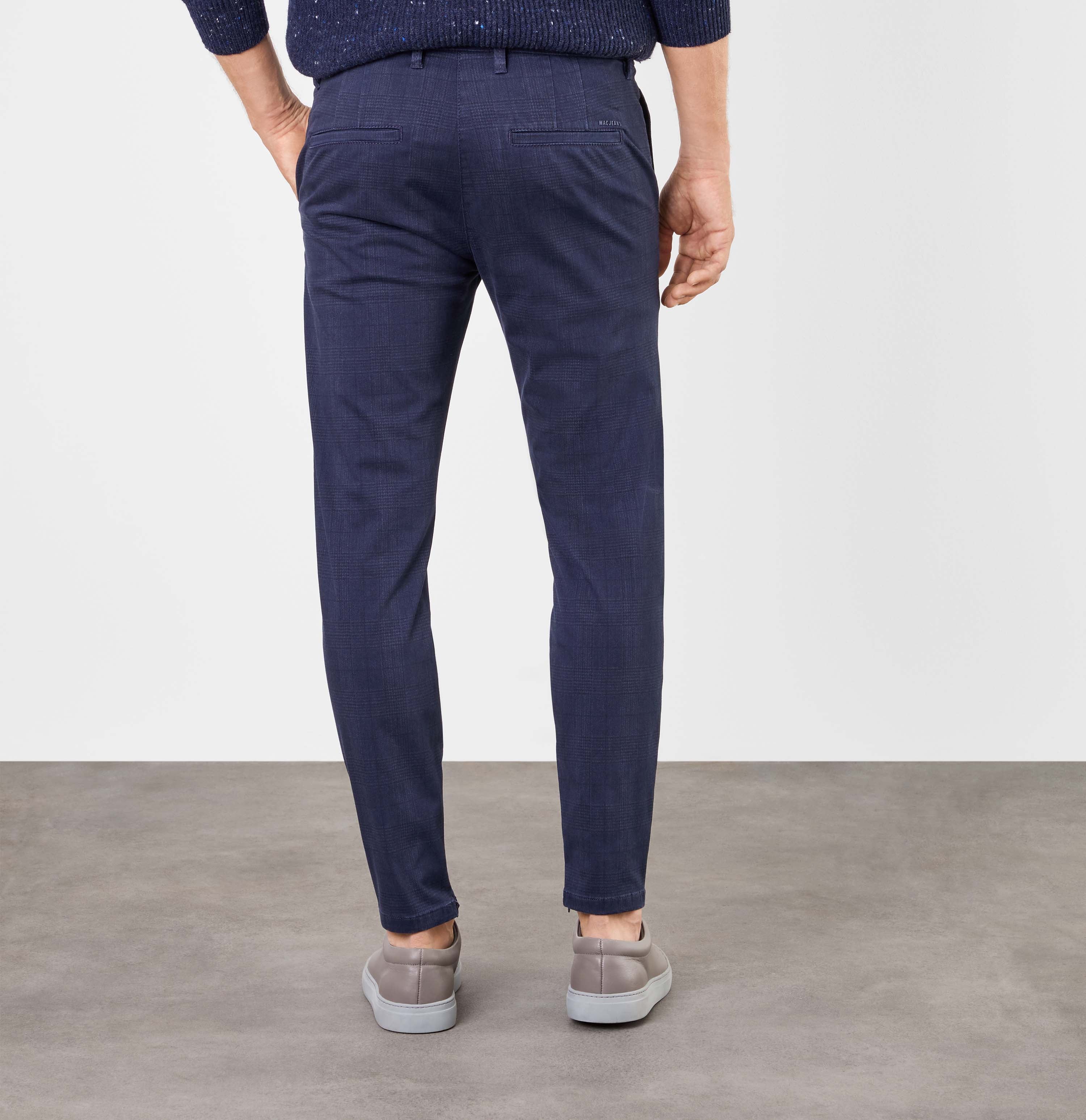 MAC GRIFFIN Chino - Deep Ocean Check - 6600-00-0660L-196K von MAC