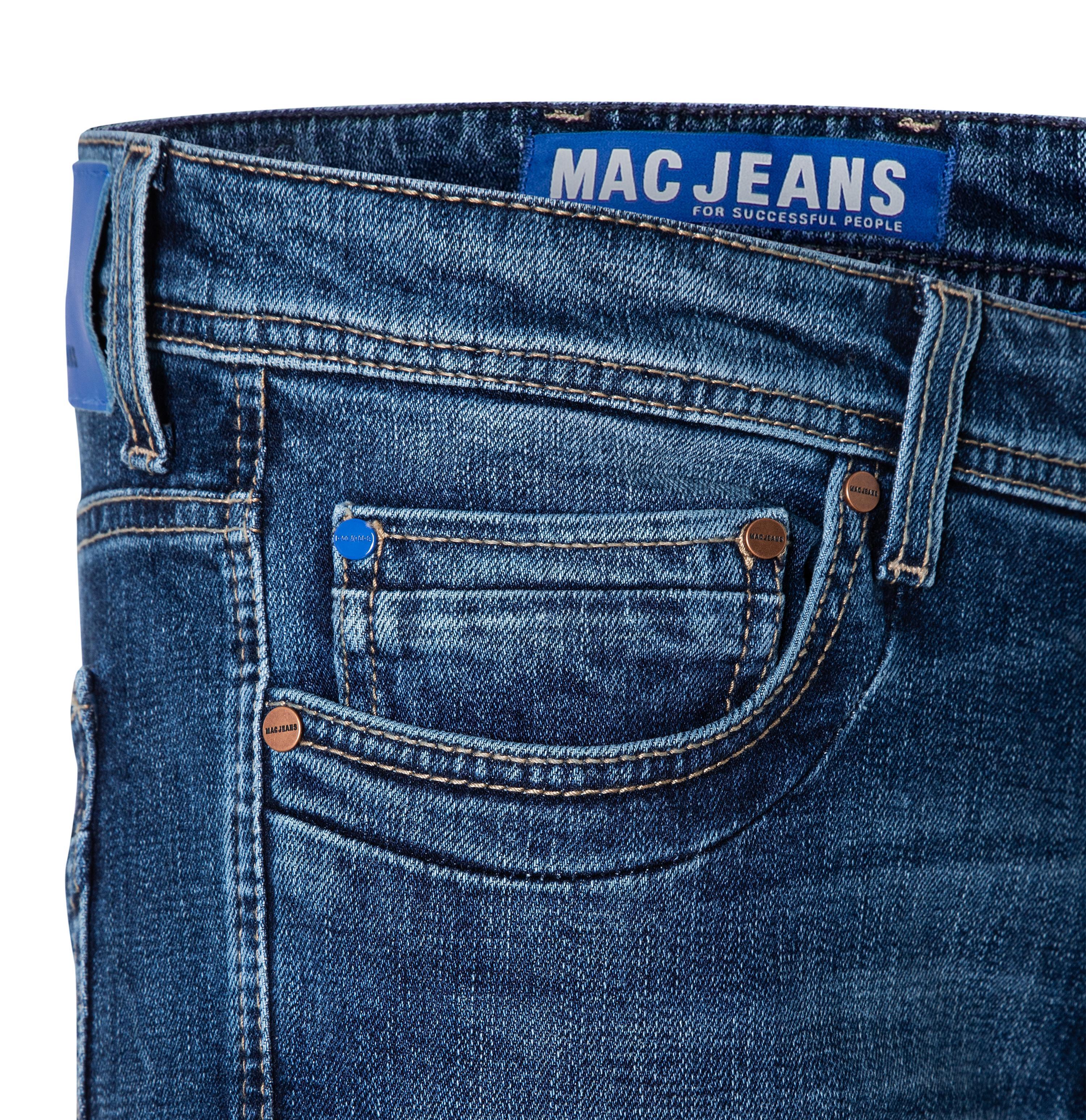 MAC GARVIN Five Pocket - Deep Indigo Drizzle - 6650-00-1980L-H688 von MAC