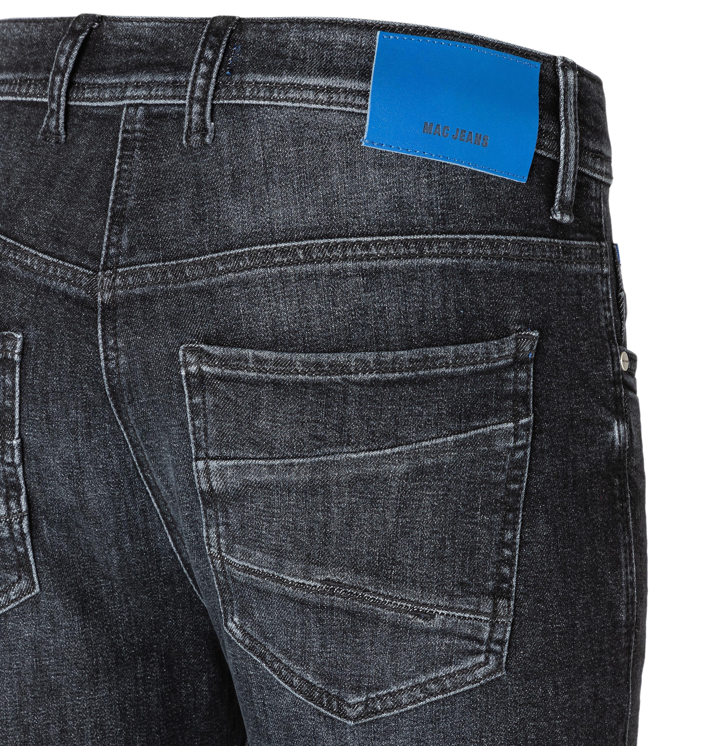 MAC GARVIN Tapered Jeans - Smoky Graphite Wash - 6650-00-1980L-H882 von MAC