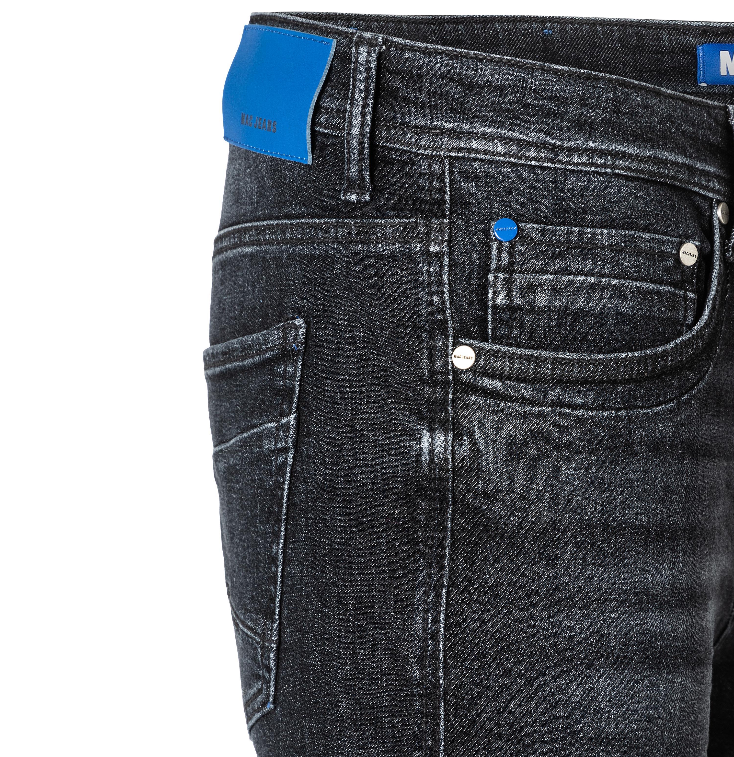 MAC GARVIN Tapered Jeans - Smoky Graphite Wash - 6650-00-1980L-H882 von MAC
