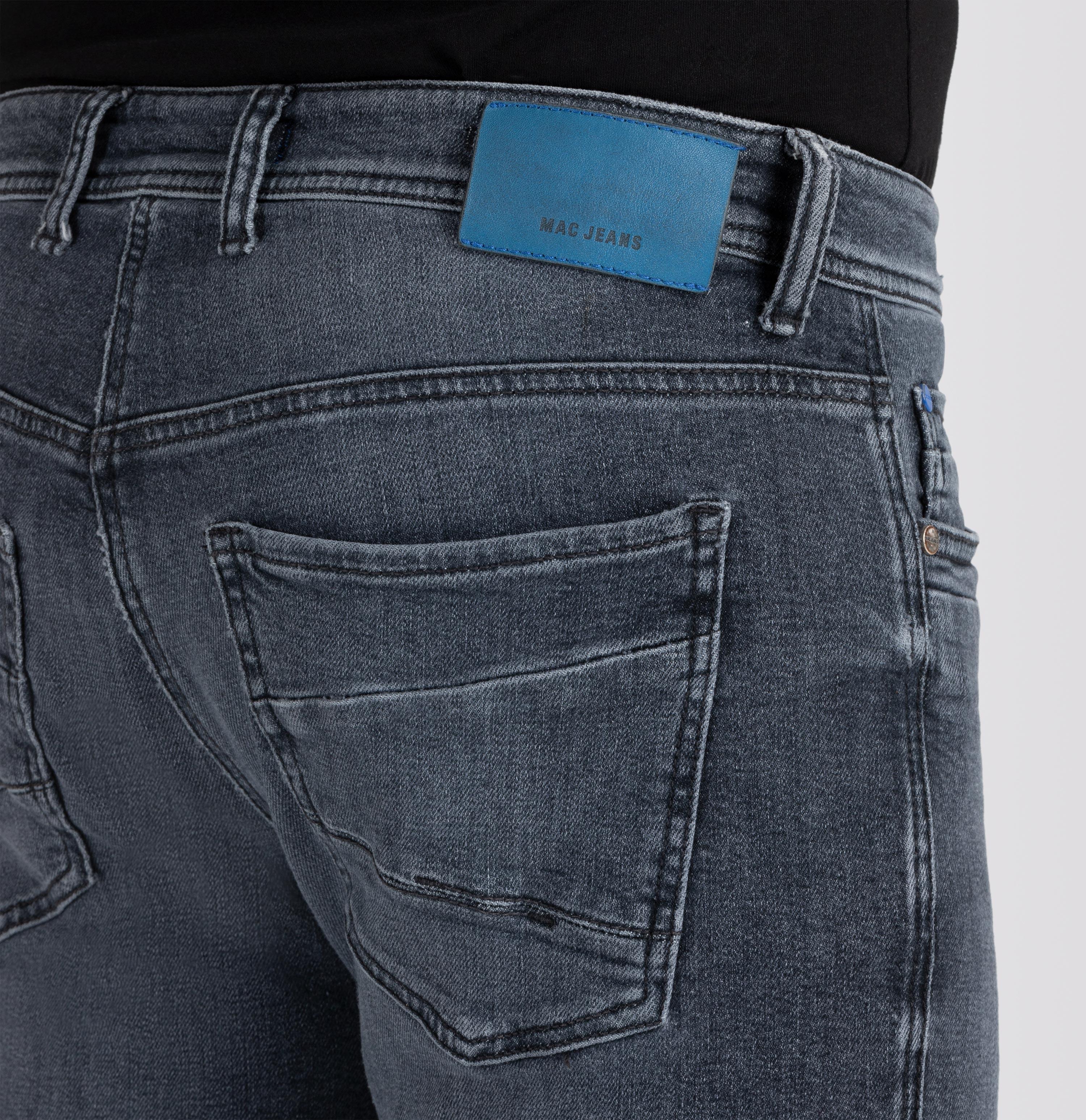 MAC GARVIN Tapered Jeans - Smoky Graphite Wash - 6650-00-1980L-H882 von MAC