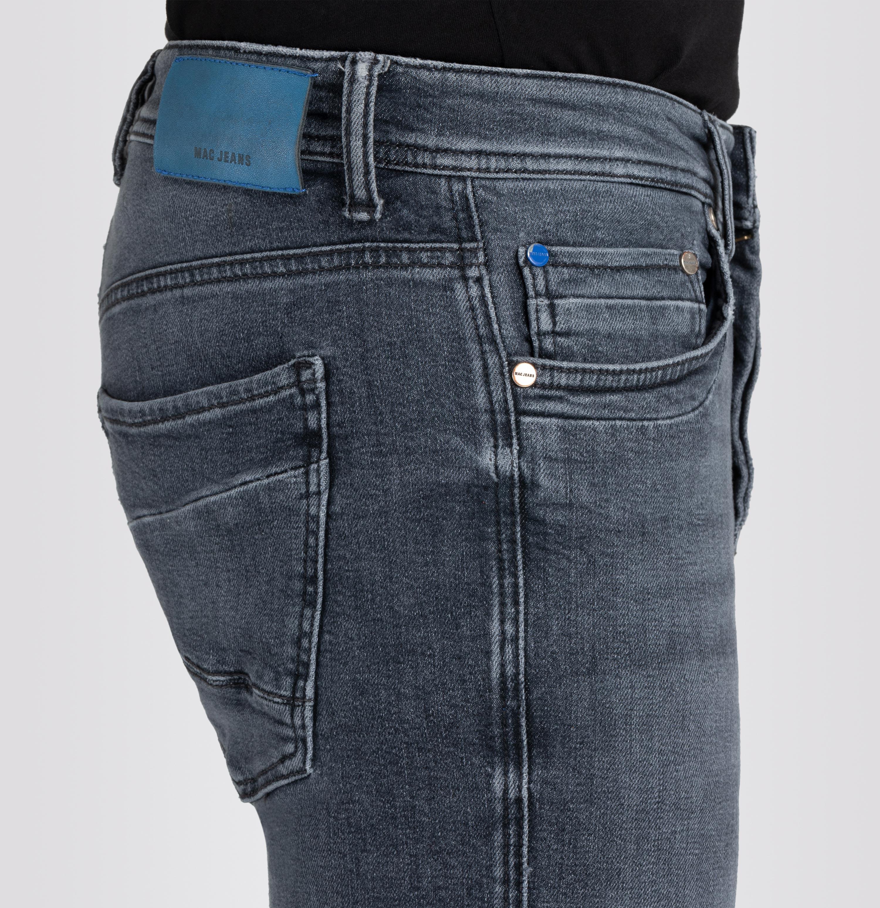 MAC GARVIN Tapered Jeans - Smoky Graphite Wash - 6650-00-1980L-H882 von MAC