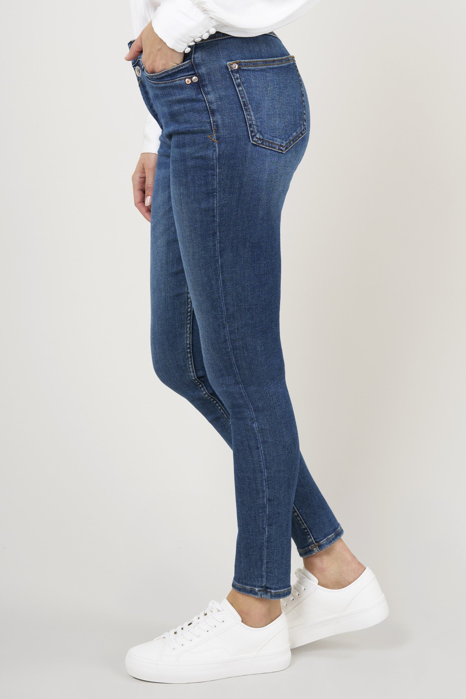 BLUE FIRE Lara Skinny Jeans - Deep Atlantic Indigo - 1136.262