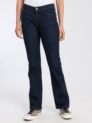 CROSS JEANS LAUREN Bootcut - Midnight Indigo - H485-022