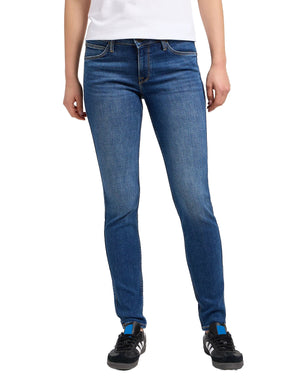 LEE SCARLETT mid martha Skinny-Jeans - Ocean Indigo Wash - 112111825