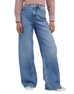 LEE STELLA A LINE take the hint WIDE LEG Schlaghose - Ocean Washway - 112346641