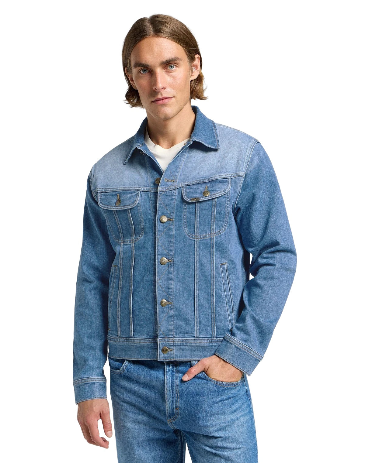 LEE RIDER JACKET Jeansjacke - Coastal Sky Blue - 112363866