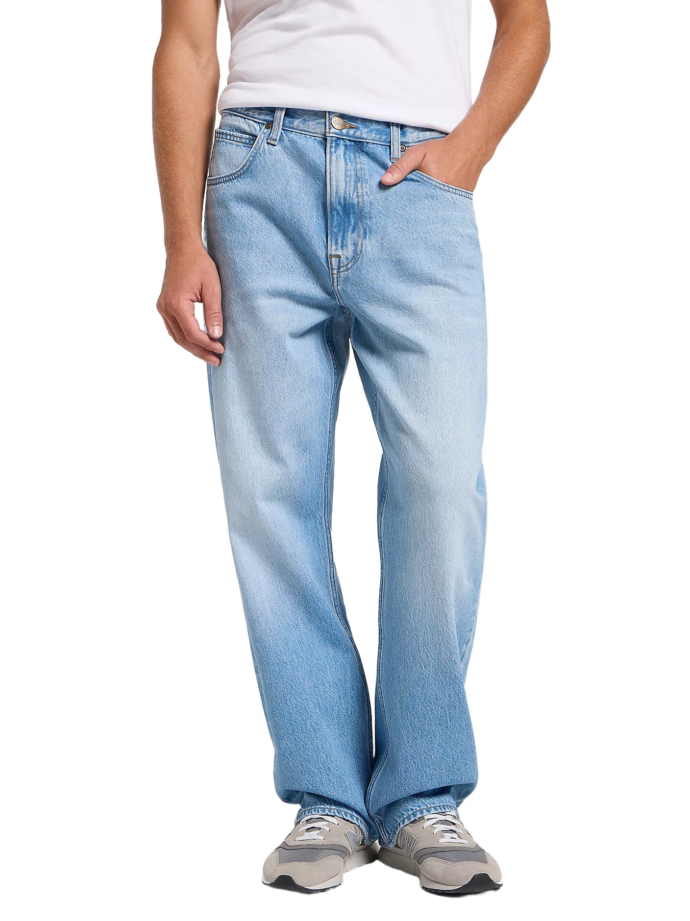 LEE ASHER Baggy Jeans - Frosted Sky Blue - 112364171