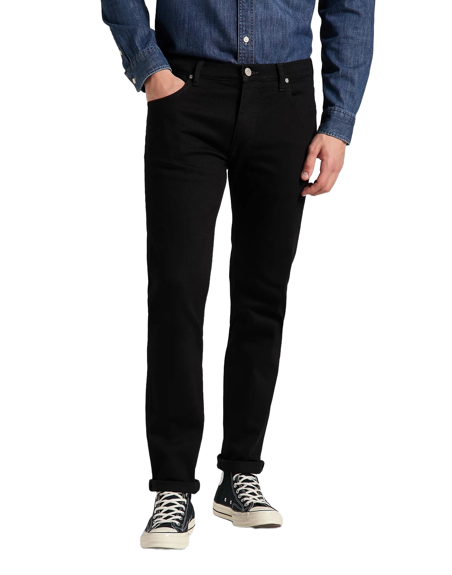 LEE RIDER Five Pocket - Noir Ink Black - L701HFAE
