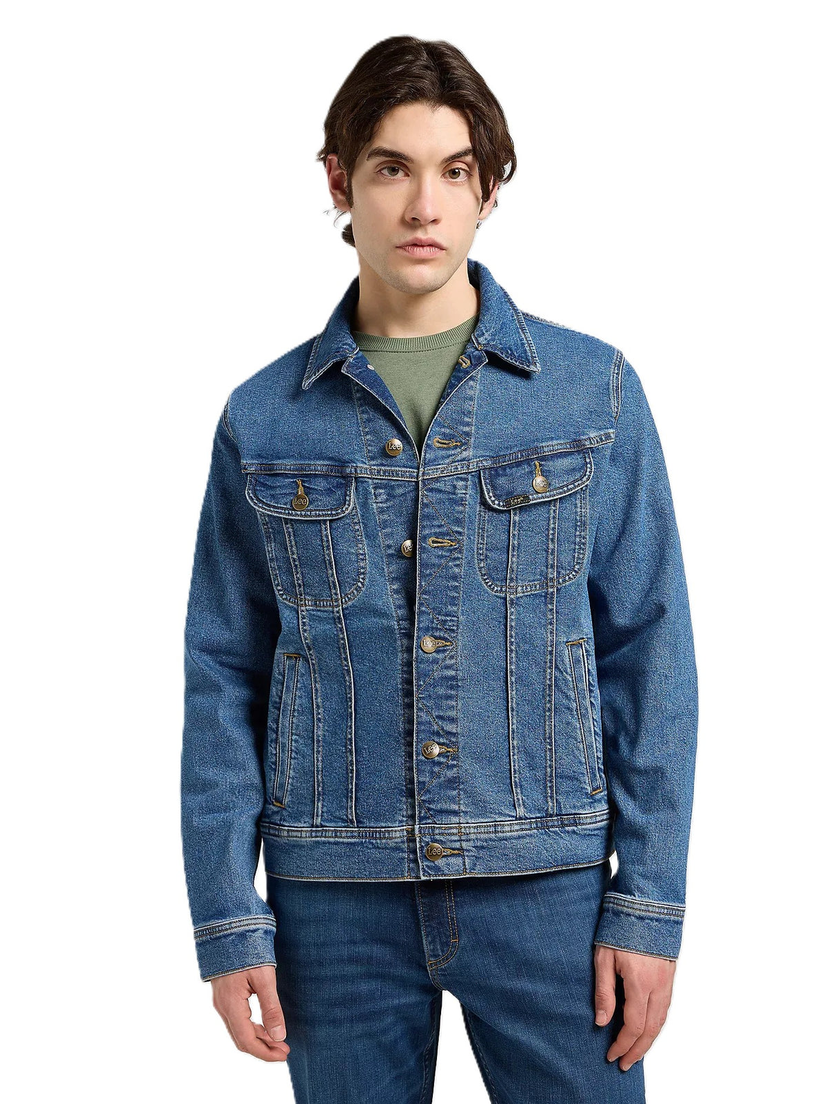 LEE RIDER JACKET Jeansjacke - Indigo Thunder - 112371311