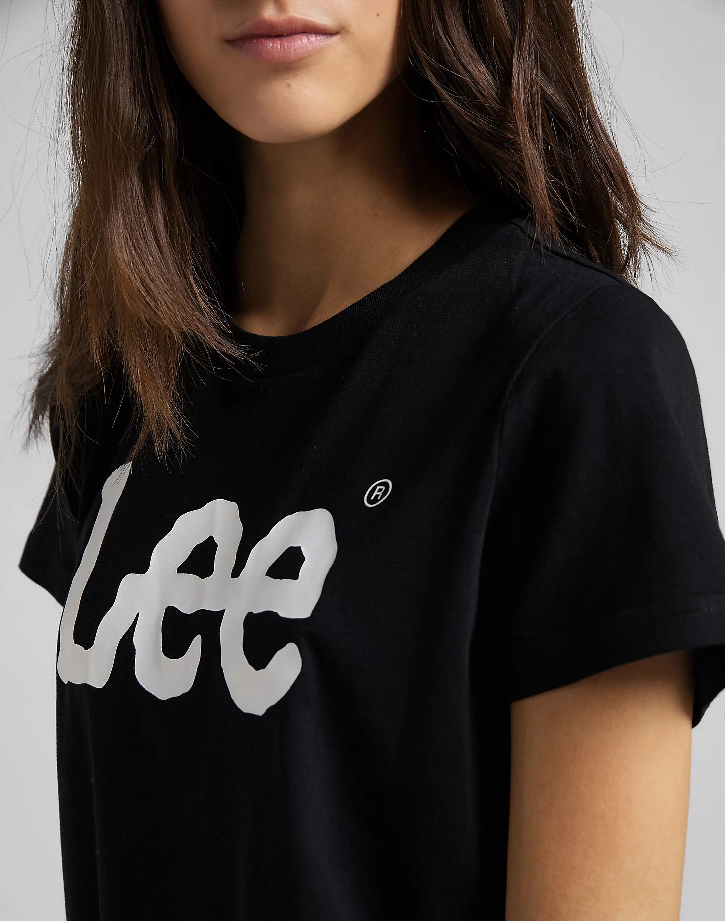 LEE LOGO TEE Kurzarm T-Shirt - Midnight Ink Black - 112109467 von LEE