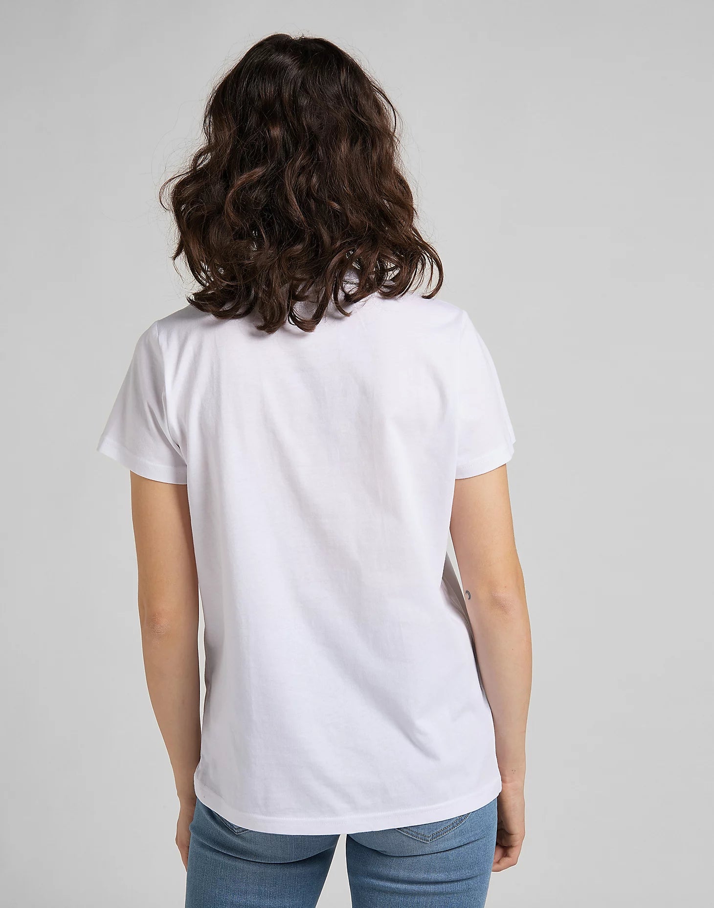 LEE LOGO TEE T-Shirt - Pure Vanilla White - 112109470