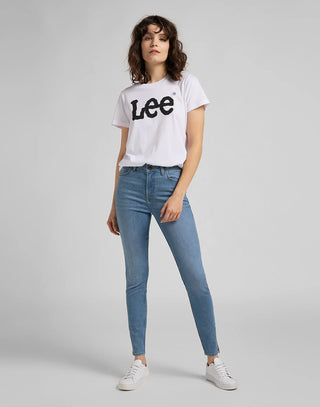 LEE LOGO TEE T-Shirt - Pure Vanilla White - 112109470