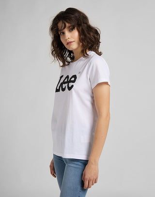 LEE LOGO TEE T-Shirt - Pure Vanilla White - 112109470