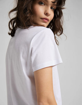 LEE LOGO TEE T-Shirt - Pure Vanilla White - 112109470