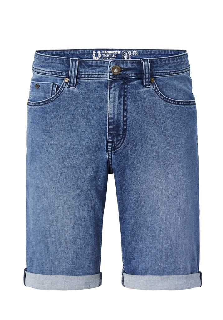 PADDOCKS Pipe Bermuda - Ocean Tint Washed - 80195 4109.4365