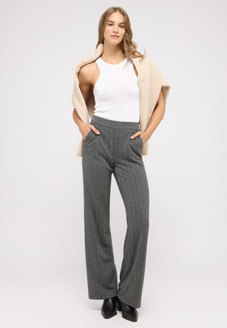 ANGELS JEANS Liz Easy Schlupfhose - Herringbone Grey - 618 2517.109