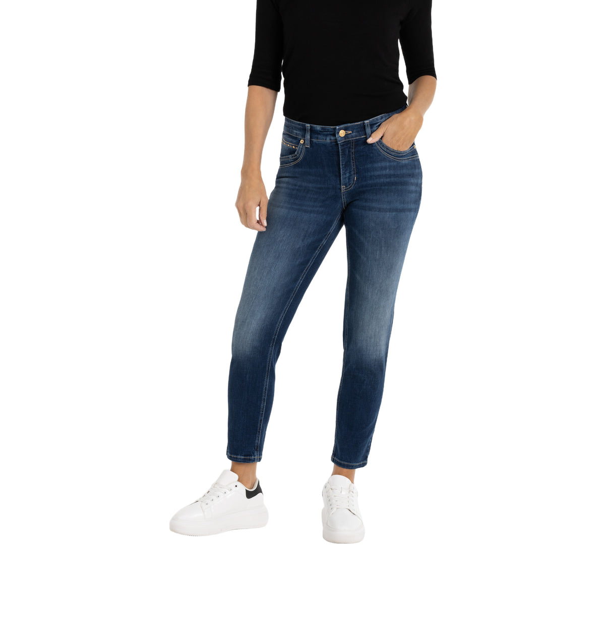 MAC Mel Five Pocket - Midnight Wash Blue - 2620-93-0389-D671