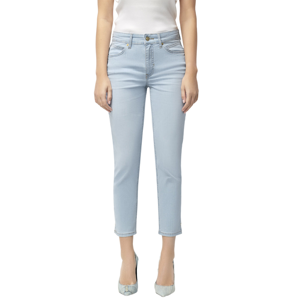 MAC MELANIE 7/8 light denim - Seafoam Horizon - 5045-90-0352-D206