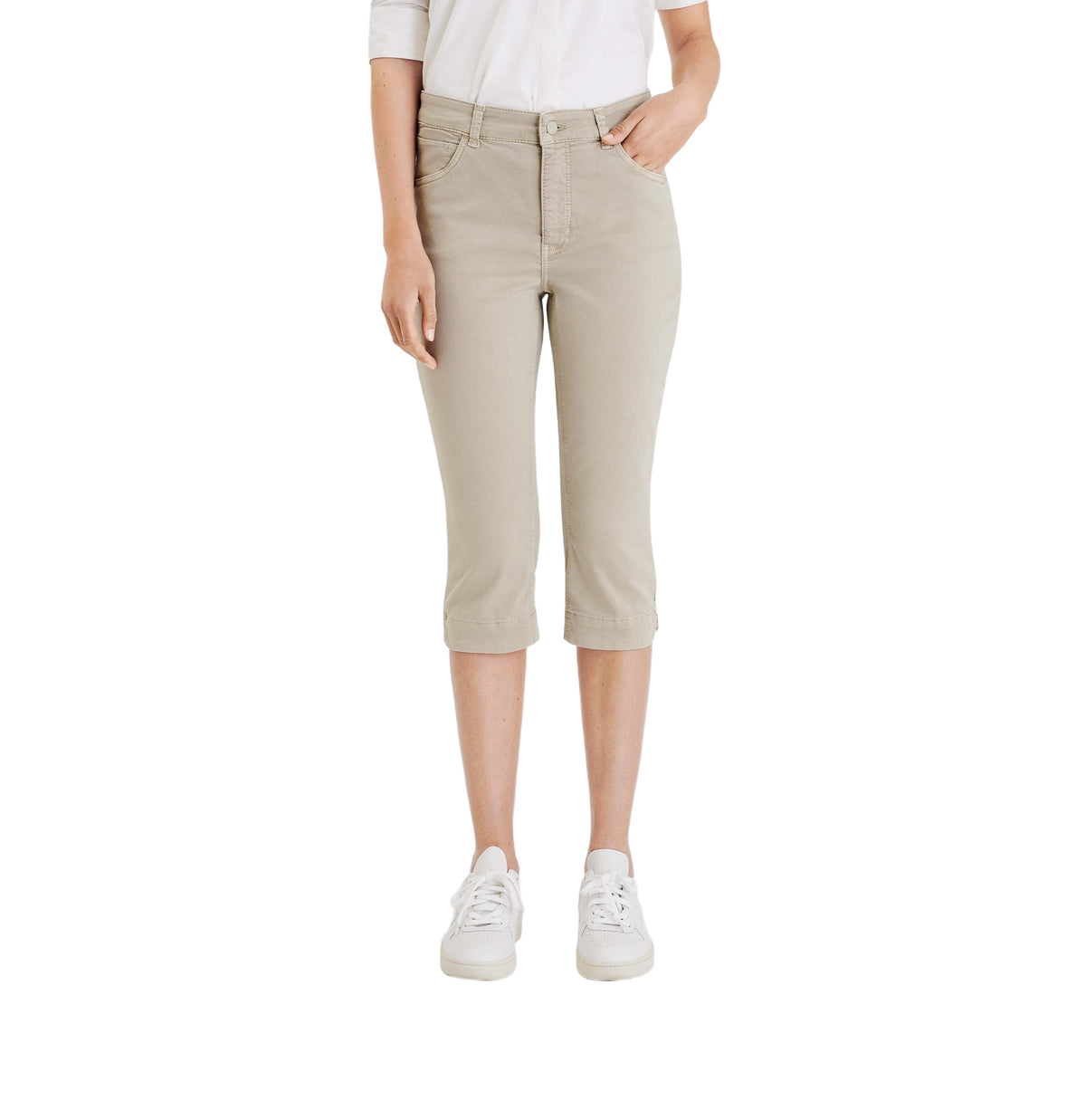 MAC DREAM Capri cotton - Sand Mist Beige - 5476-00-0425L 214R