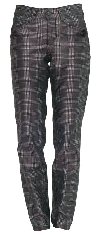 MAC ANGELA Five Pocket - Midnight Plaid Grey - 5240-00-0380-081B