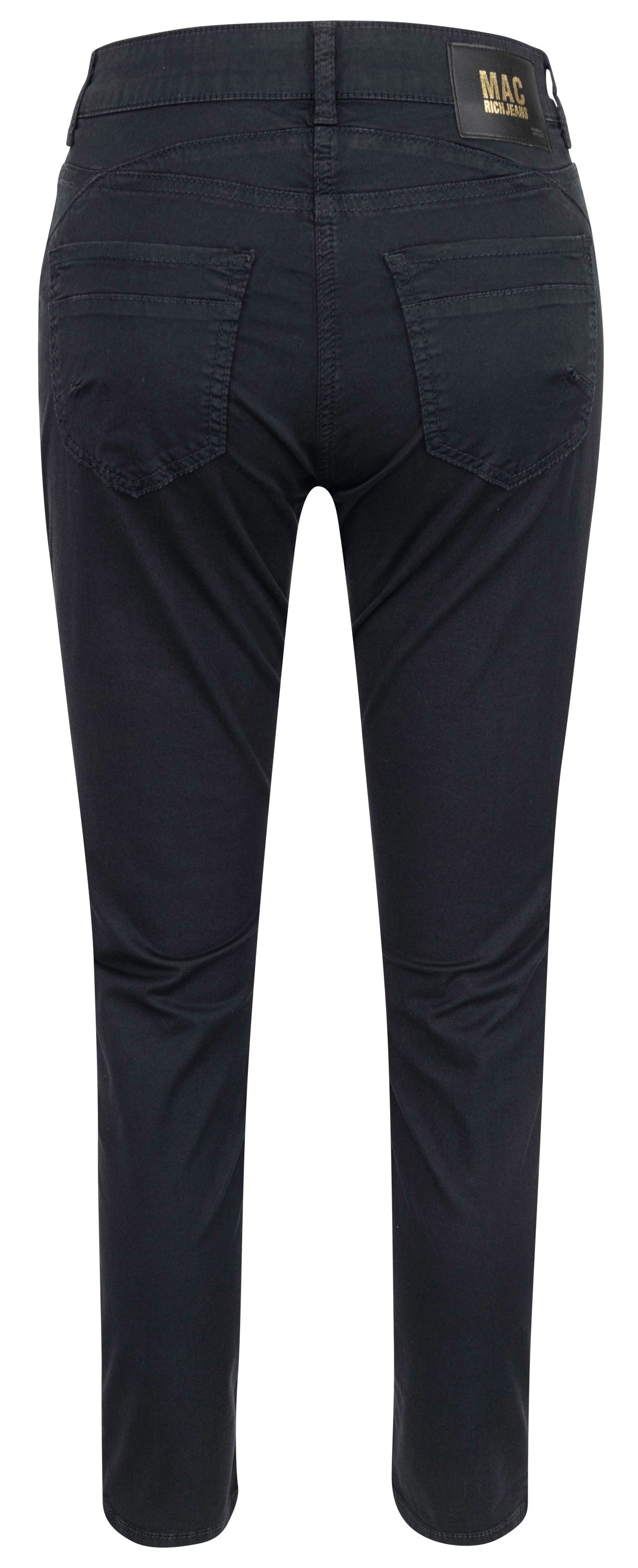 MAC Rich Straight Jeans - Obsidian Navy Black - 5750-00-0434-198R