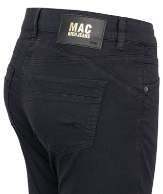MAC Rich Straight Jeans - Obsidian Navy Black - 5750-00-0434-198R
