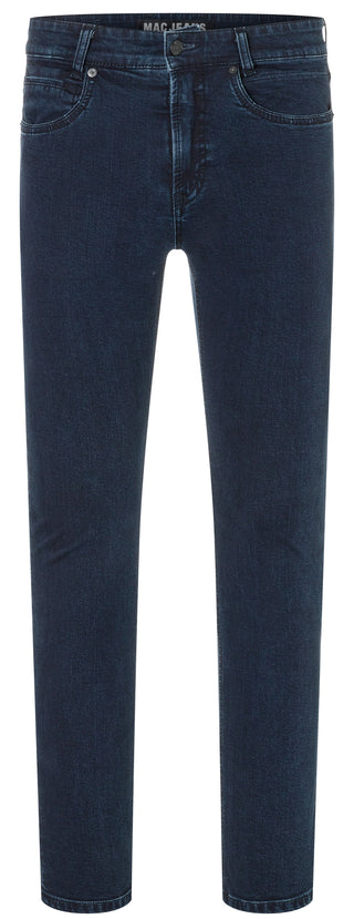 MAC ARNE PIPE Tapered Jeans - Deep Indigo Black - 0517-00-0951L-H799