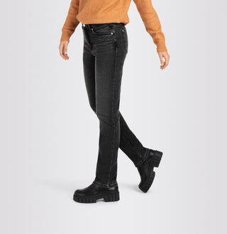 MAC MELANIE Straight Five Pocket - Charcoal Drift Denim - 5040-90-0354-D939