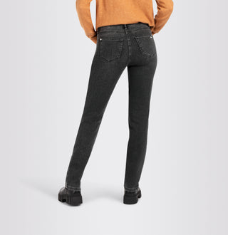 MAC MELANIE Straight Five Pocket - Charcoal Drift Denim - 5040-90-0354-D939