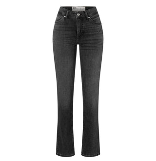 MAC MELANIE Straight Five Pocket - Charcoal Drift Denim - 5040-90-0354-D939