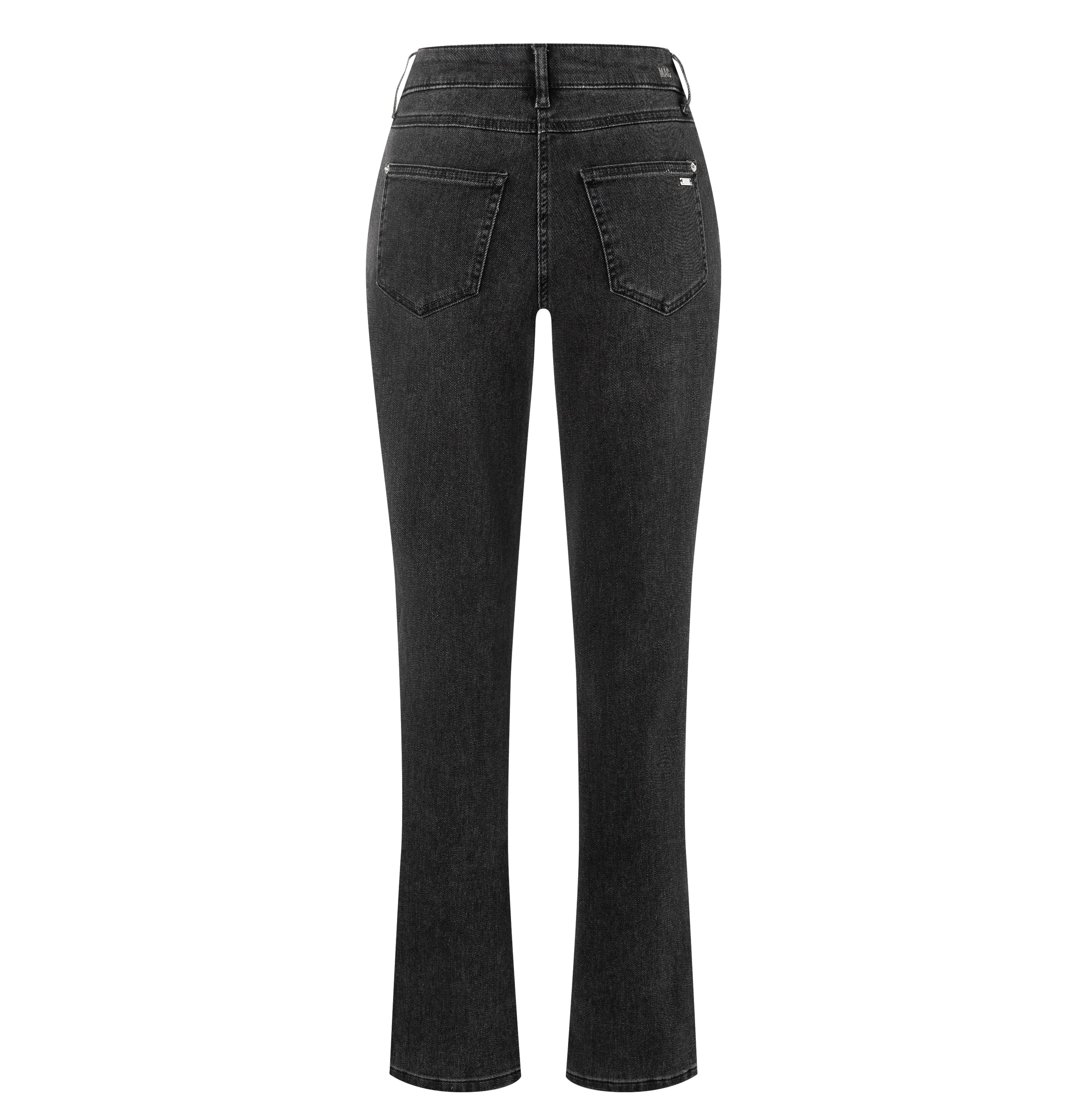 MAC MELANIE Straight Five Pocket - Charcoal Drift Denim - 5040-90-0354-D939